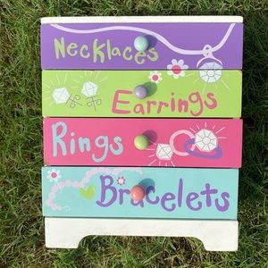 Pretty Kids Labeled jewelry box!